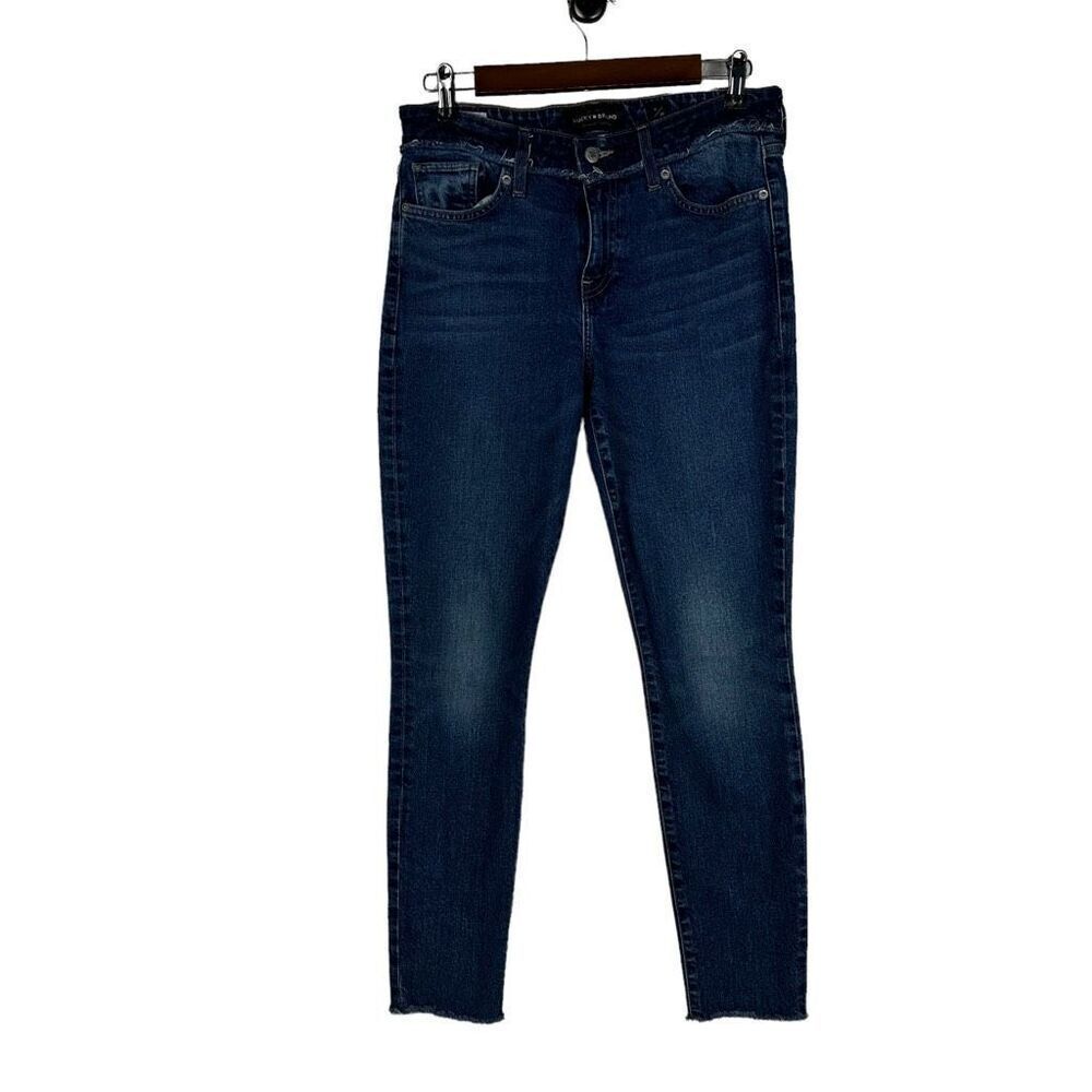 Lucky Brand Remade Ava Skinny Jean With Frayed Detail Waistband 6/28